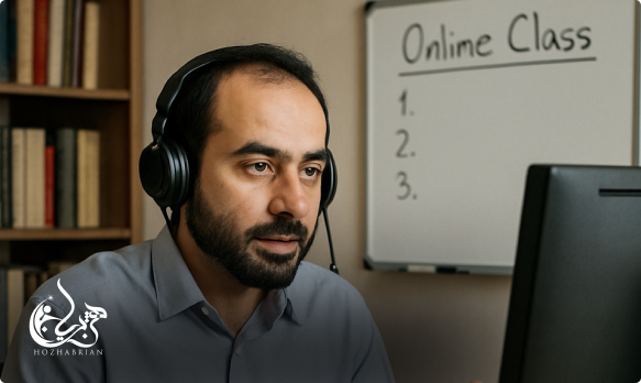 آموزش آنلاین و تدریس خصوصی توسط کارمند مرد ایرانی به عنوان شغل دوم
